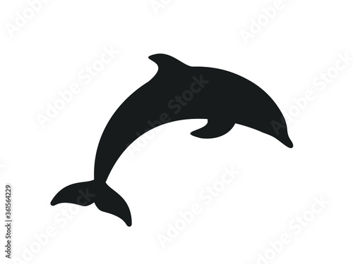 Dolphin icon. Dolphin vector design. 