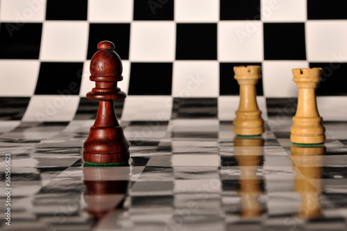 keep distance with chess figures