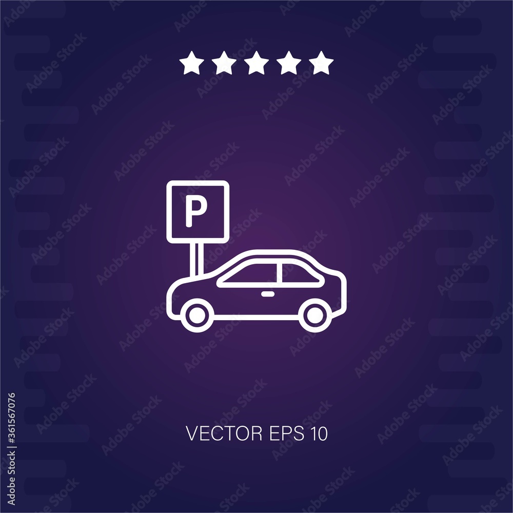 parking vector icon parking vector icon