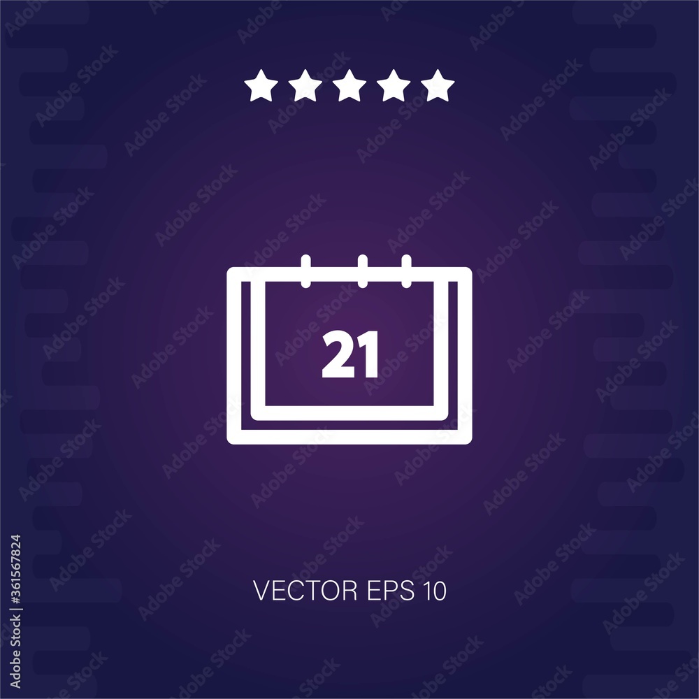 calendar vector icon