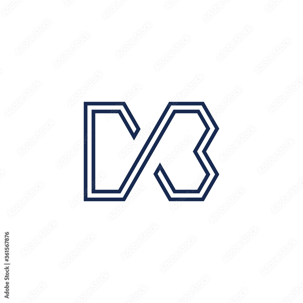 letter cb stripes geometric line symbol logo vector letter cb stripes geometric line symbol logo vector