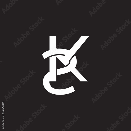 vector of letter ks linked 3d design fit for emblem logo