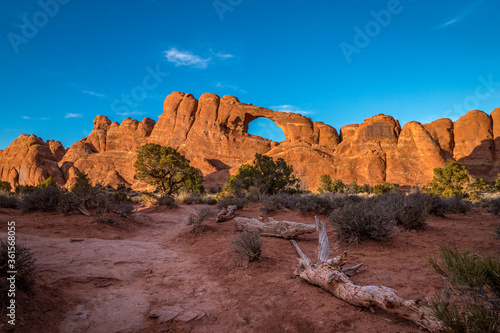 Skyline Arch at Golden Hour