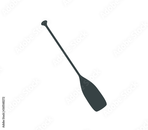 Paddle icon.  Vector canoe paddle. 