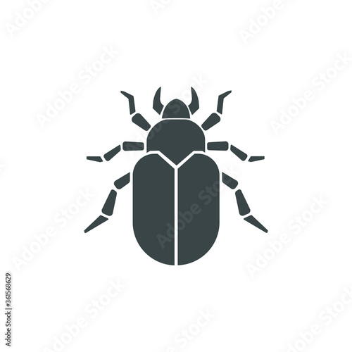 Beetle icon vector eps 10