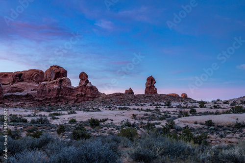 Arches National Park After Sunset