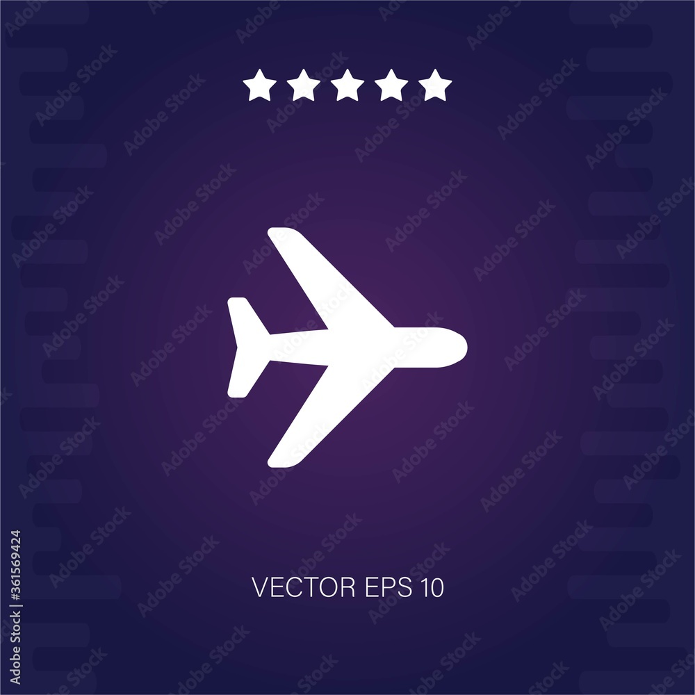 aeroplane vector icon