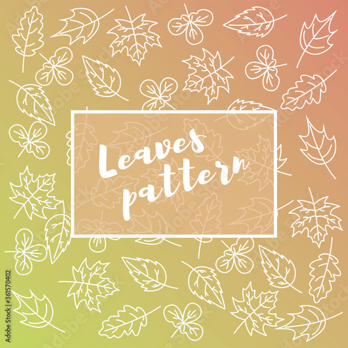 leaf background. leaf background concept. autumn leaves pattern