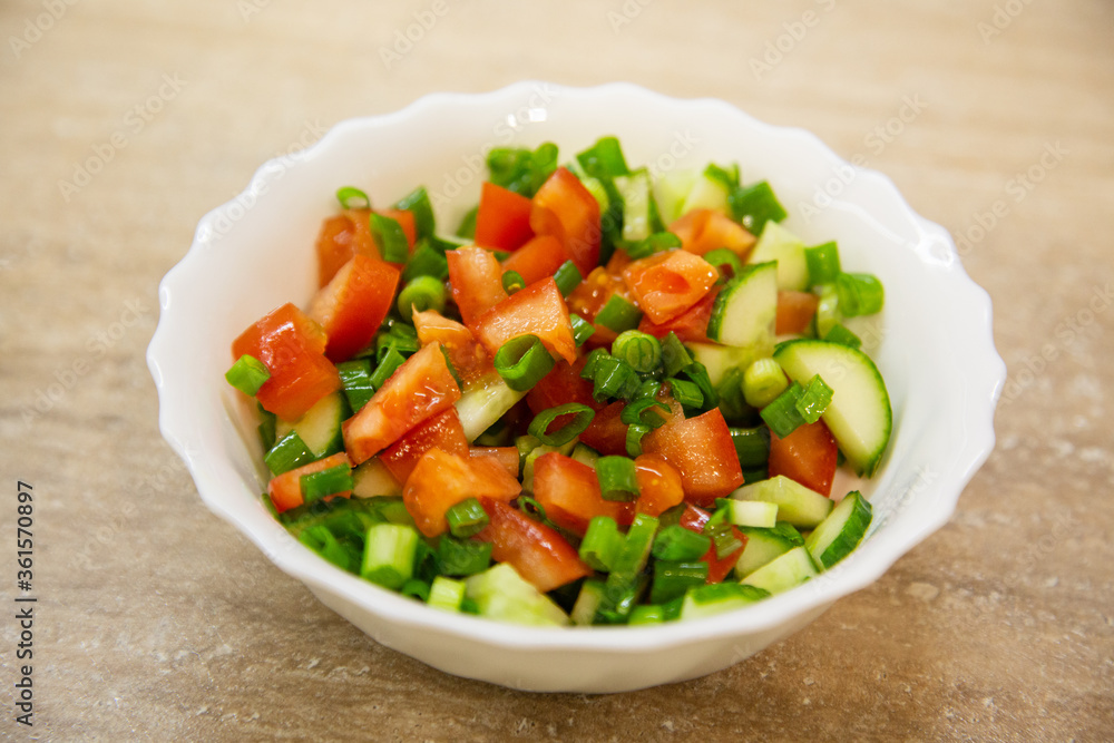 salad with vegetables and cheese salad with vegetables and cheese