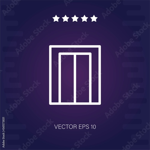 elevator vector icon
