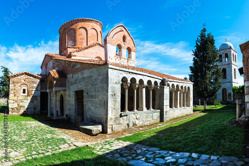 Byzantine Abbey of Pojan, Saint Mary Orthodox Church and Monastery, Apollonia Archaeological Park, Pojani Village, Illyria, Albania photo