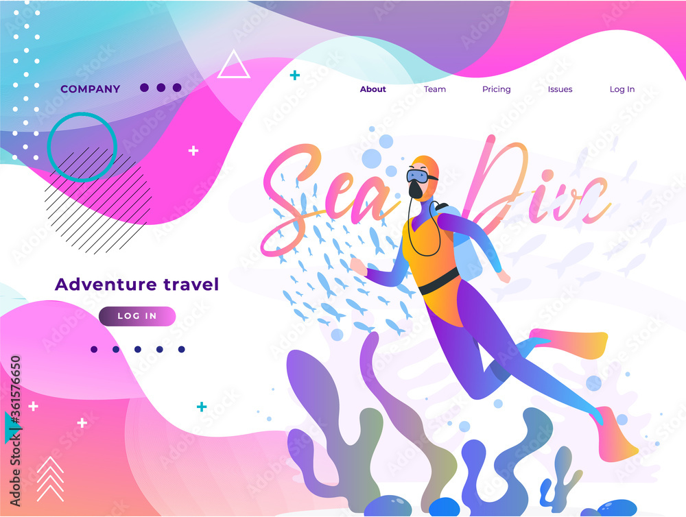 Vector illustration of travel using as business web template agency Vector illustration of travel using as business web template agency
