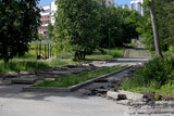 Preparing for the reconstruction of the city park
