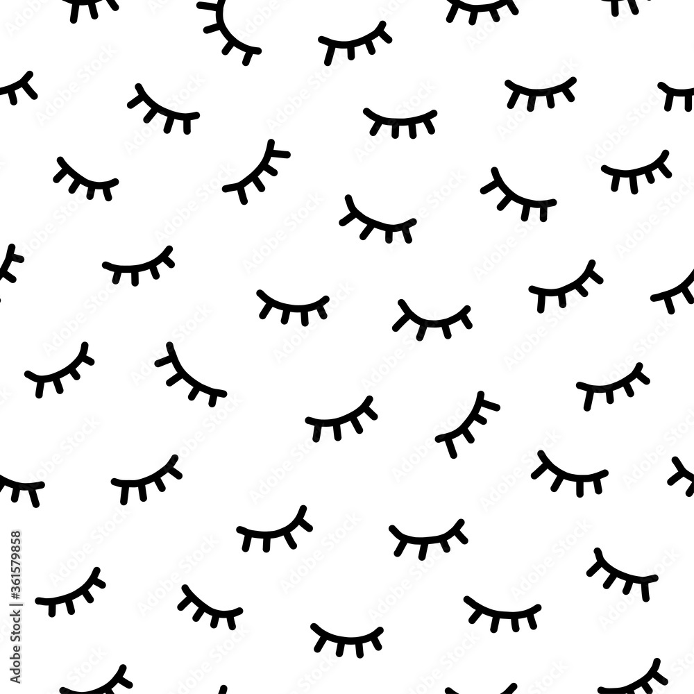 Seamless pattern with hand drawn eye, vector illustration Seamless pattern with hand drawn eye, vector illustration