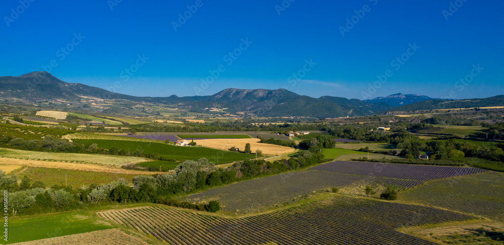view of baronia provencal- Provence in France