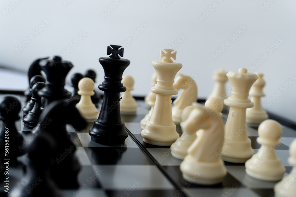 International chess sport of thinking game on the floor International chess sport of thinking game on the floor