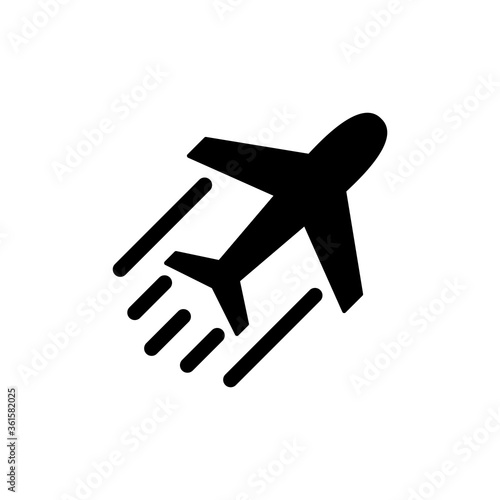 Airplane Icon Vector Illustration Design