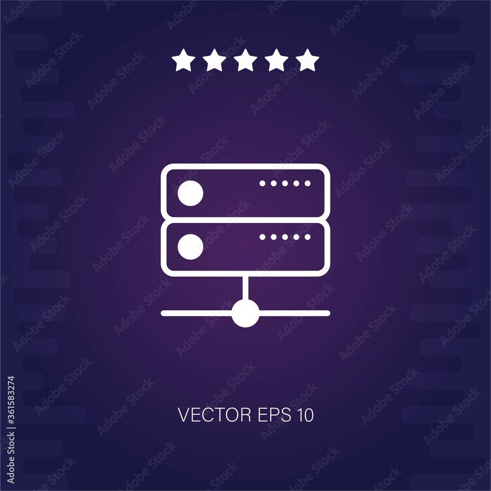 server vector icon server vector icon