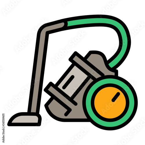 Turbo vacuum cleaner icon. Outline turbo vacuum cleaner vector icon for web design isolated on white background
