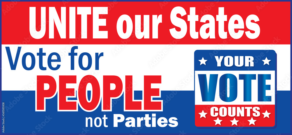 VOTE for People Banner - Your Vote Counts