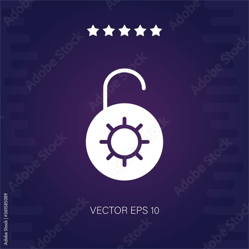 unlocked vector icon