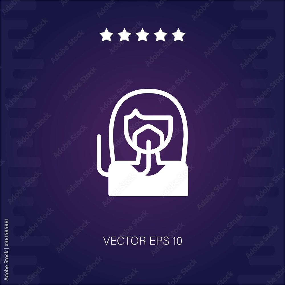 oxygen mask vector icon oxygen mask vector icon