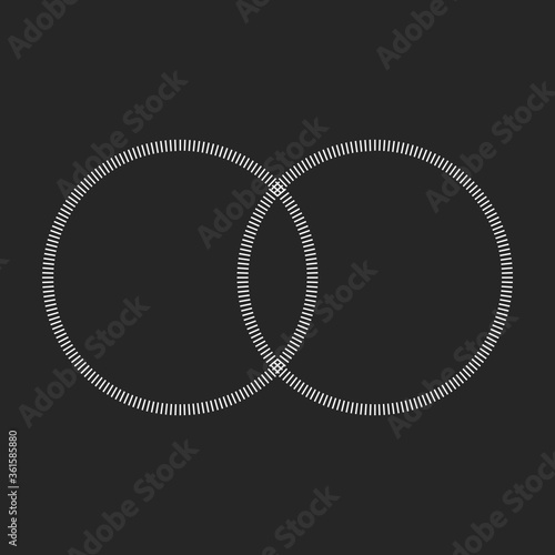 two circles illustration