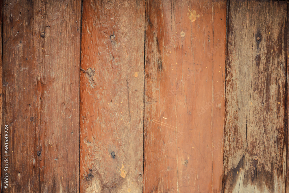 Naklejka premium old brown wood background vintage. pattern wooden board texture