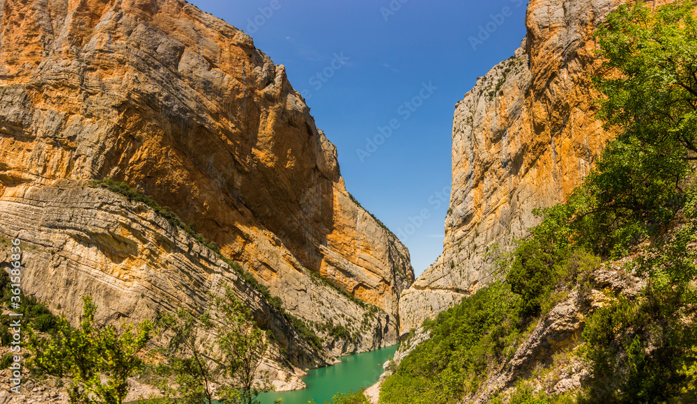 Summer day in Congost De Montrebei, Lleida, Spain Summer day in Congost De Montrebei, Lleida, Spain