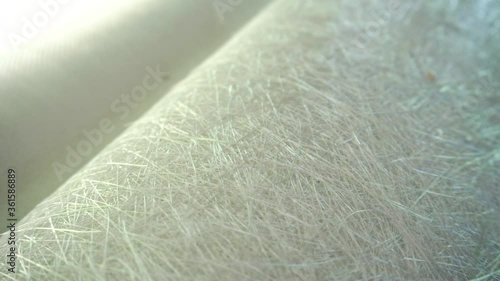 white glass fiber composite raw material background