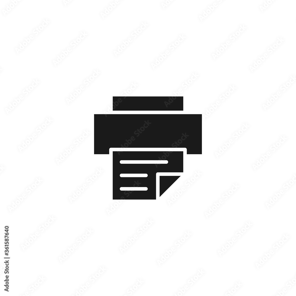 Printer icon. Fax symbol modern, simple, vector, icon for website design, mobile app, ui. Vector Illustration Printer icon. Fax symbol modern, simple, vector, icon for website design, mobile app, ui. Vector Illustration