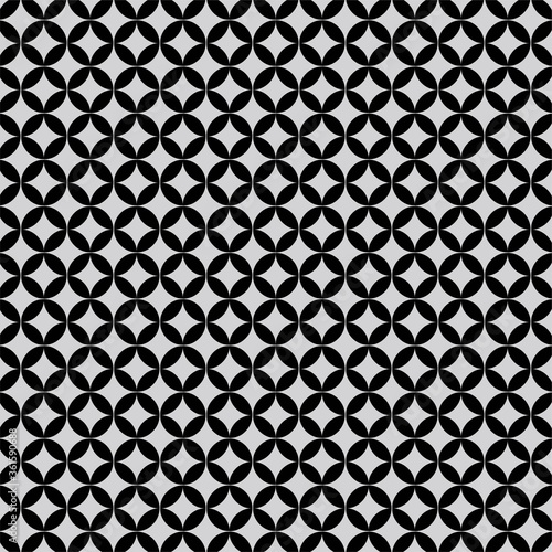 pattern design diamond oval black and white photo