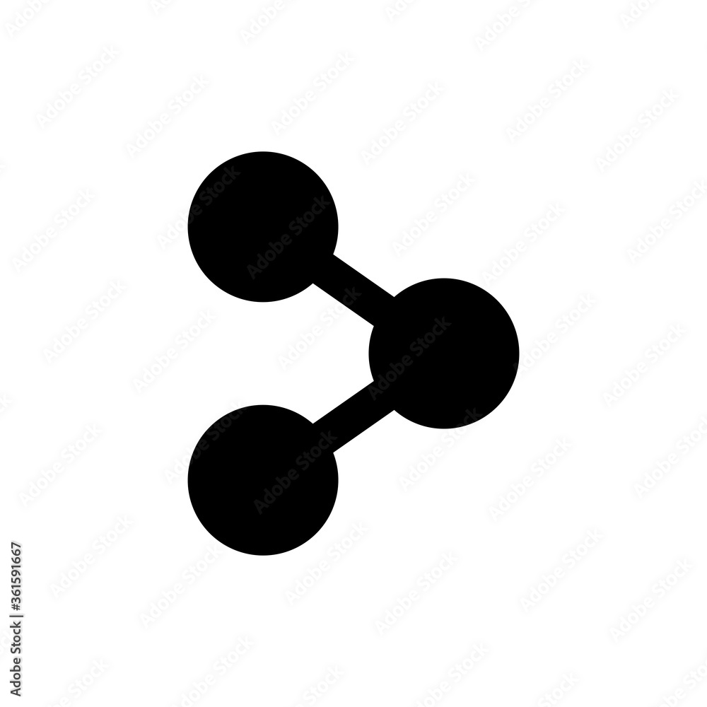 Share Icon Vector Illustration in Trendy Share Icon Vector Illustration in Trendy