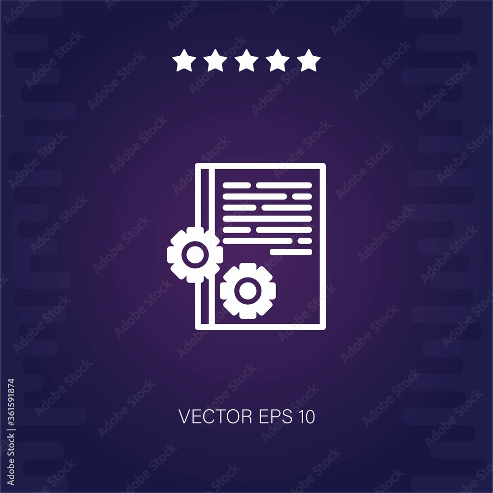 policy vector icon