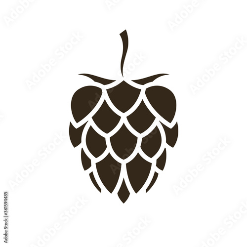 illustration of hop for brewing isolated on white background