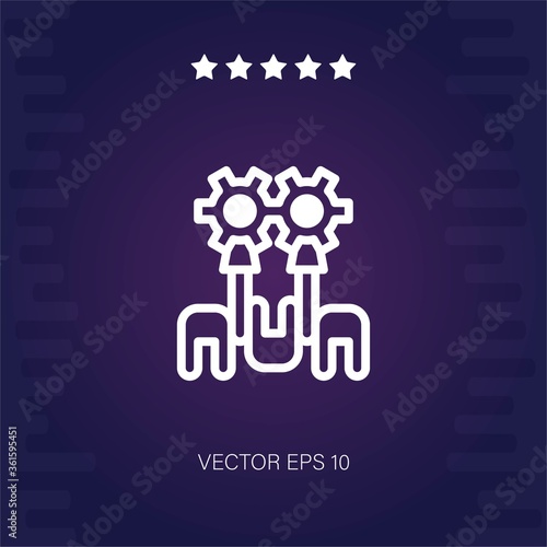 pistons vector icon