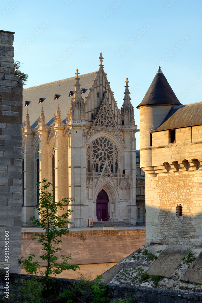 Holy chapel of the Vincennes castle in Grand Paris area