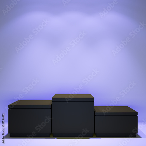 4K Product Showcase for compositing and commercial use. Box podium photo