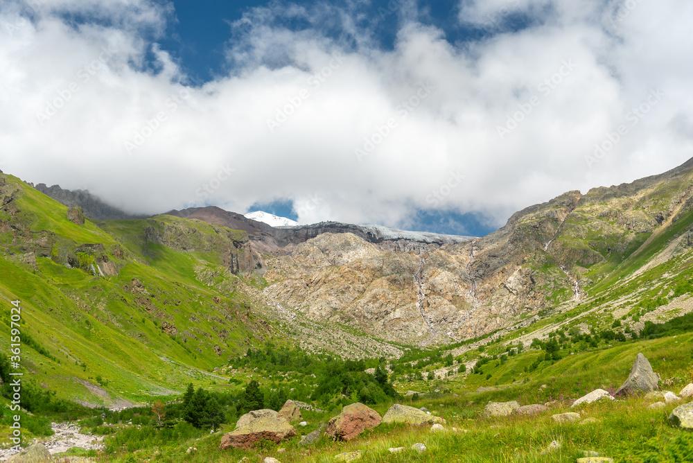 Terskol Gorge. North Caucasus