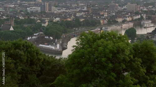 World famous: where father Rhine meets mother Moselle,  