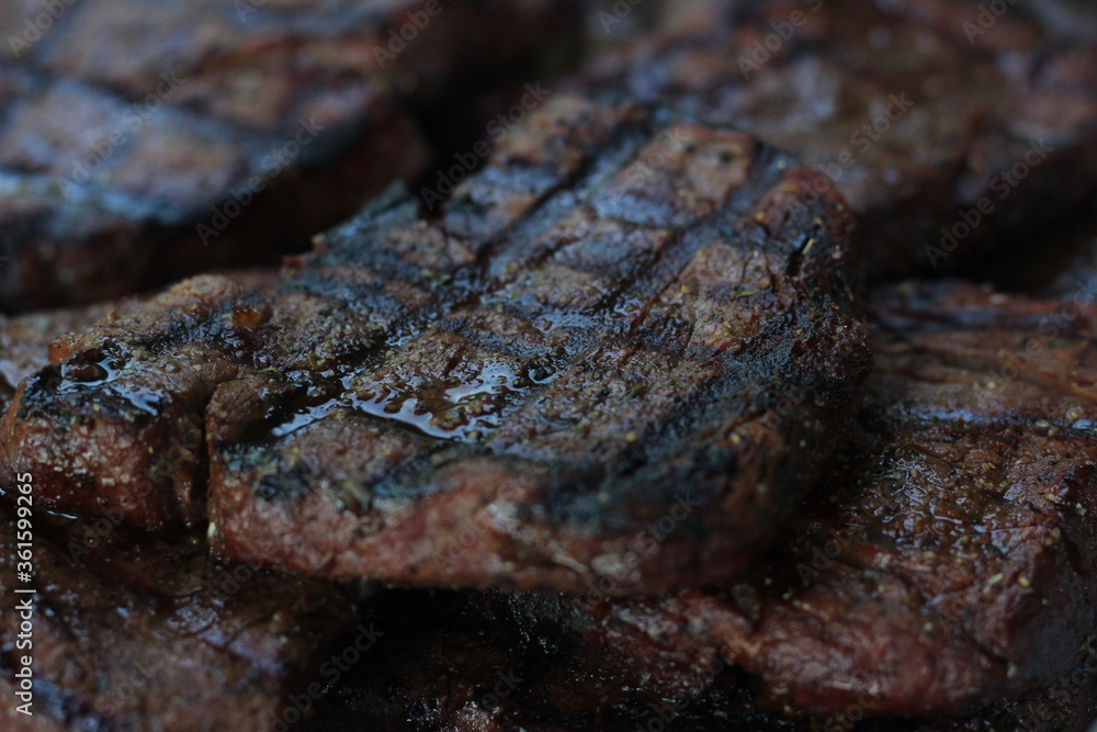 Fototapeta premium grilled beef steaks