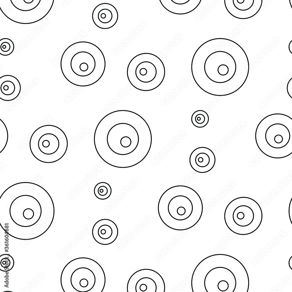 seamless pattern with circles of different sizes 
on a transparent BACKGROUND
