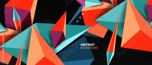 Trendy simple triangle abstract background  dynamic motion concept. Vector Illustration For Wallpaper  Banner  Background  Card  Book Illustration  landing page