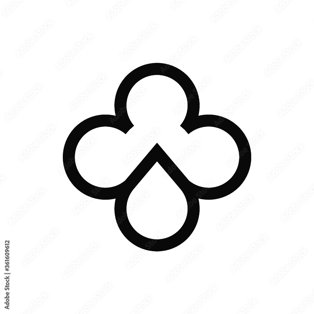 Vector design of flowers with a creative concept. good for various companies, products, posters, and icons.