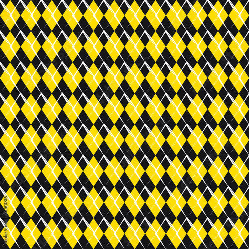Scotland black yellow pattern
