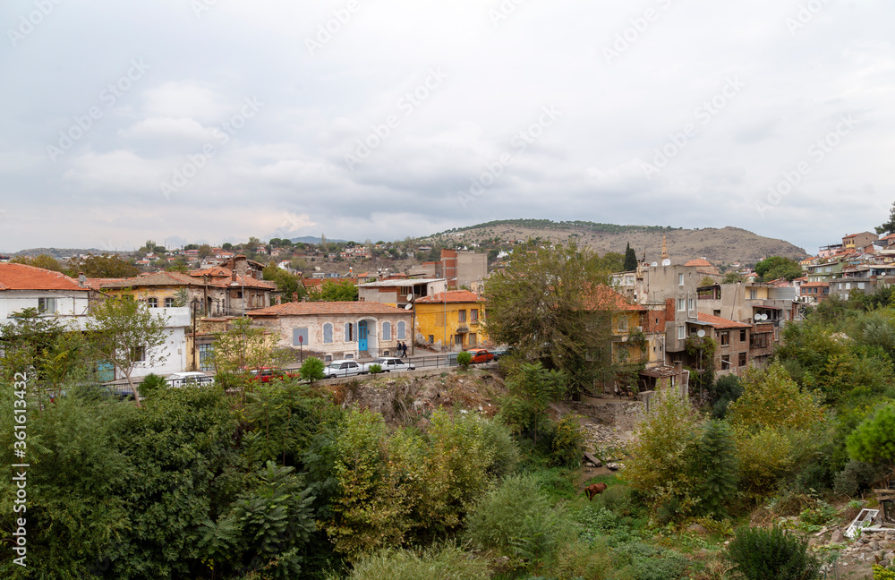 View of Bergama, Izmir / Turkey