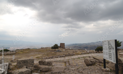 Ruins Of The Ancient City Of Pergamon