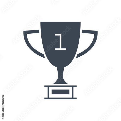 Award Related Vector Glyph Icon. Isolated on White Background. Vector Illustration.