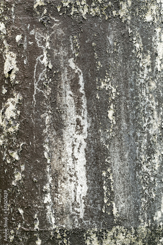 Peeling paint on old wall, Pattern of rustic grunge material background