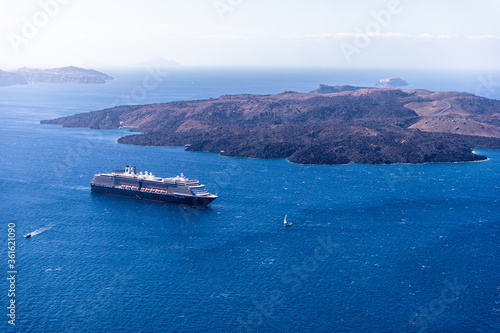 cruise ship in the sea